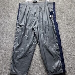 Vintage Starter 2XL Mens Drawstring Track Pants Baggy 90s Pockets NWT